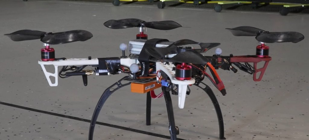 Jeden z testovacíh prototypů dronu s toroidní vrtulí