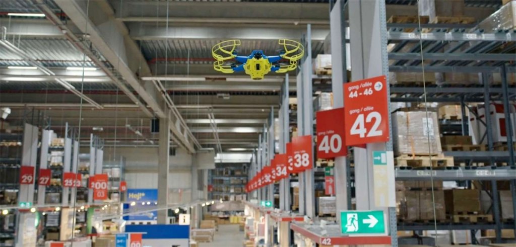 Drony Verity ve skladech IKEA - 02