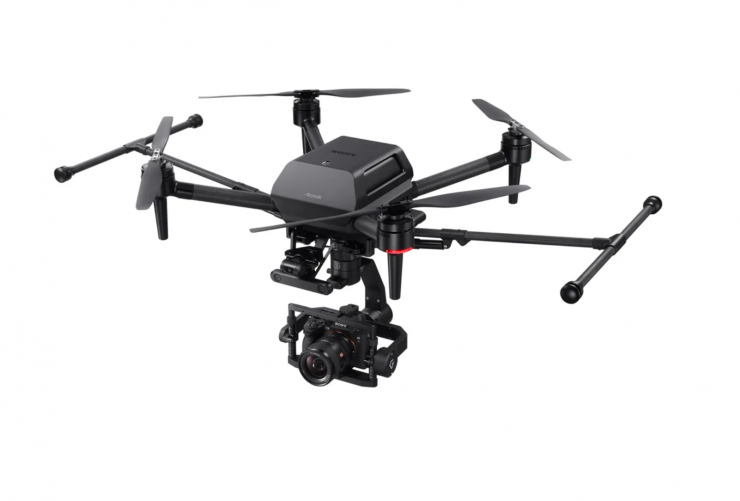 Filmařská kvadrokoptéra Sony Airpeak