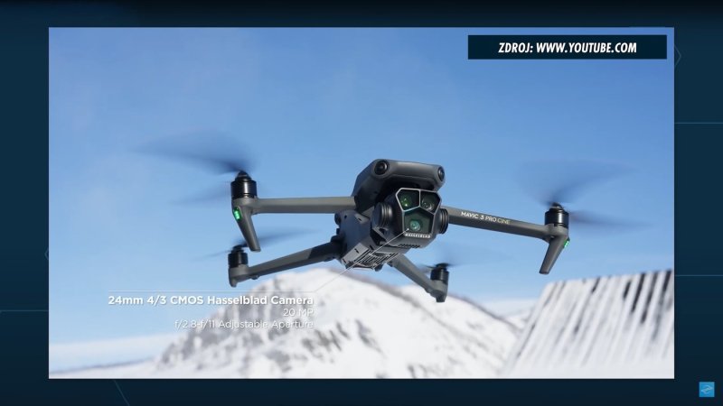 DJI Mavic 3 Pro Cine - kamera Hasselblad