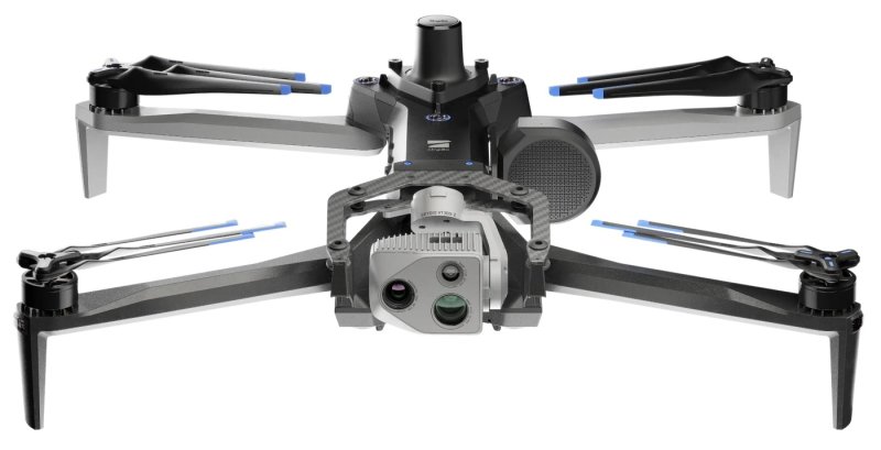 Skydio X10 a připojený reproduktor