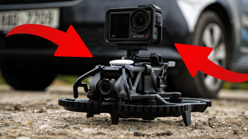 DJI Avata s akční kamerou Action 4 