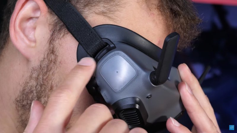 DJI Goggles 2 - touchpad