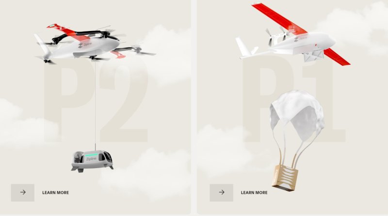 Zipline - systémy P1 a P2