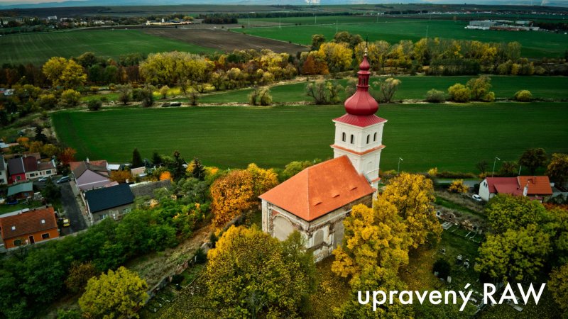 Fotografie z dronu DJI Mini 2 - upravený RAW II