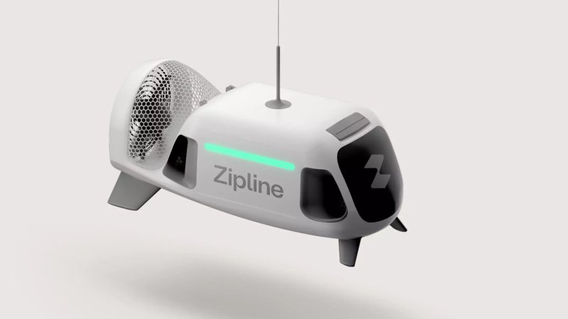 Zipline - doručovací droid