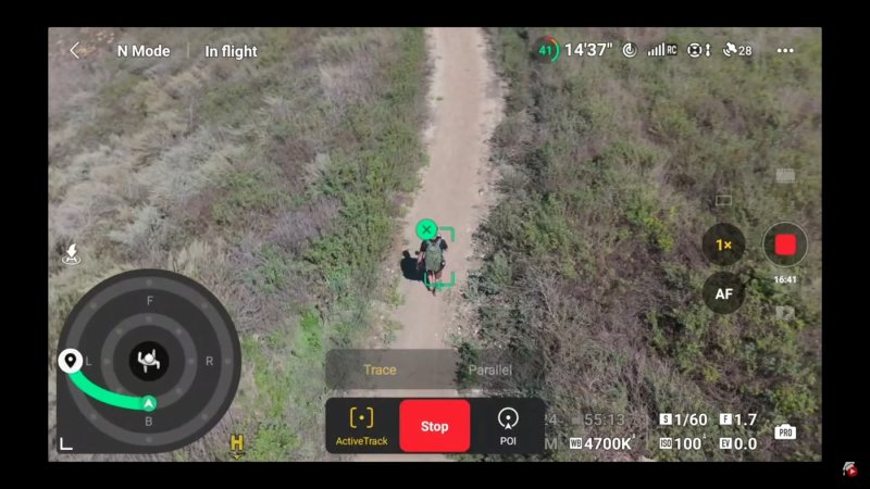 DJI Mini 4 Pro - nově koncipovaný mód Active Track 360