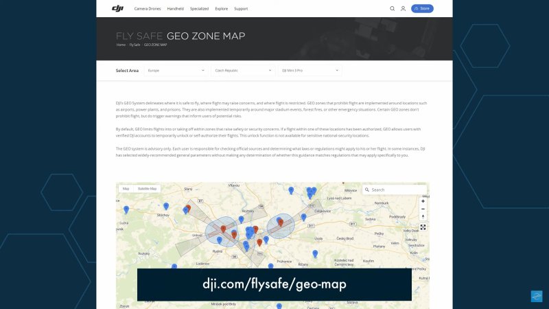 DJI Flysafe geozóny