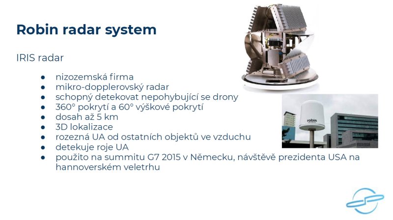 Robin radar system pro zabezpečení proti dronům