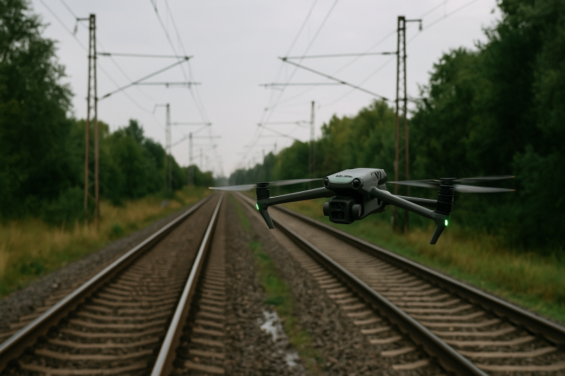 dronpro_litani s dronem u zeleznic