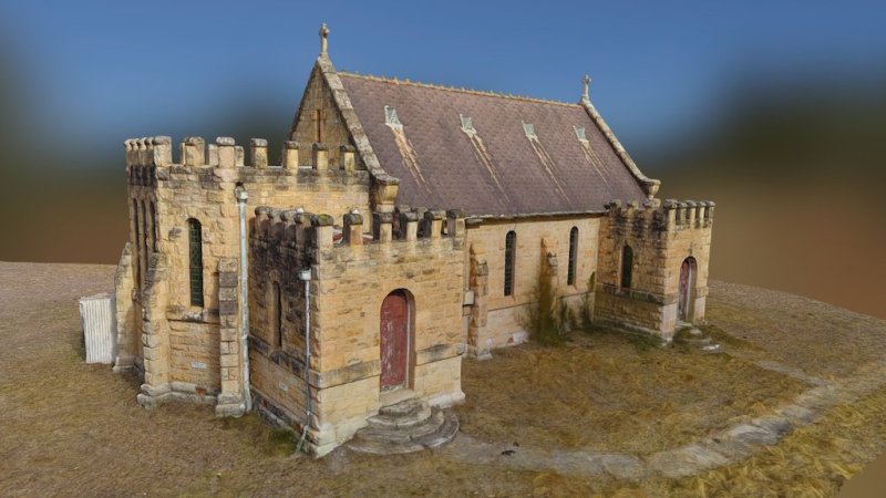 3D model pořízený z dronu
