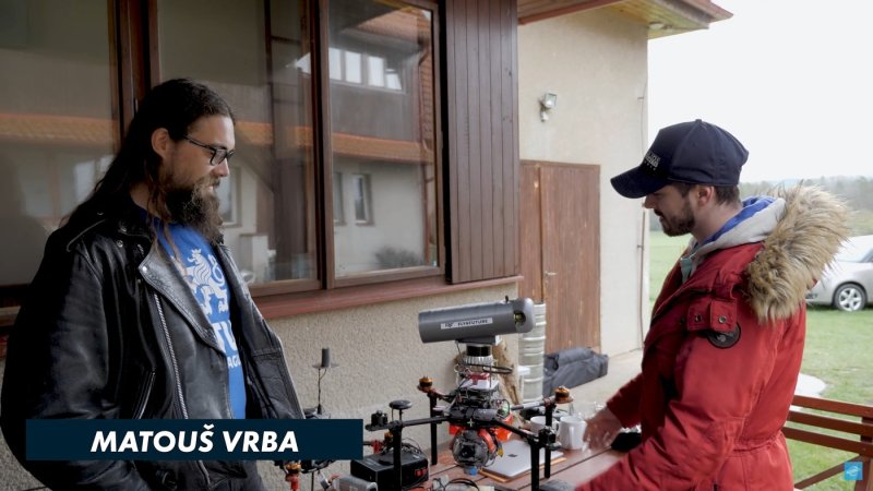 Matouš Vrba a dron pro hledání kůrovce