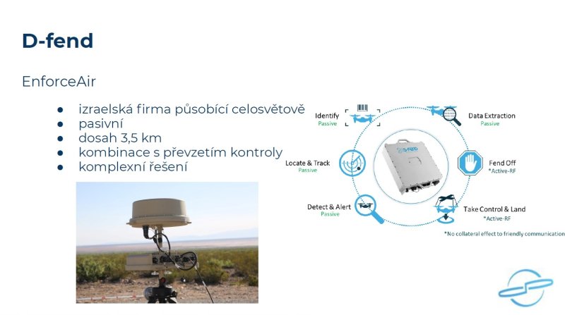 D-fend pro zabezpečení proti dronům