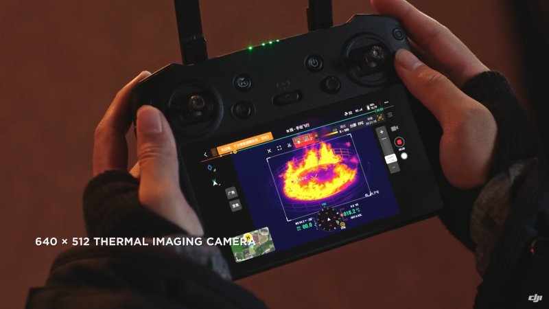 DJI Mavic 3T thermo zobrazení