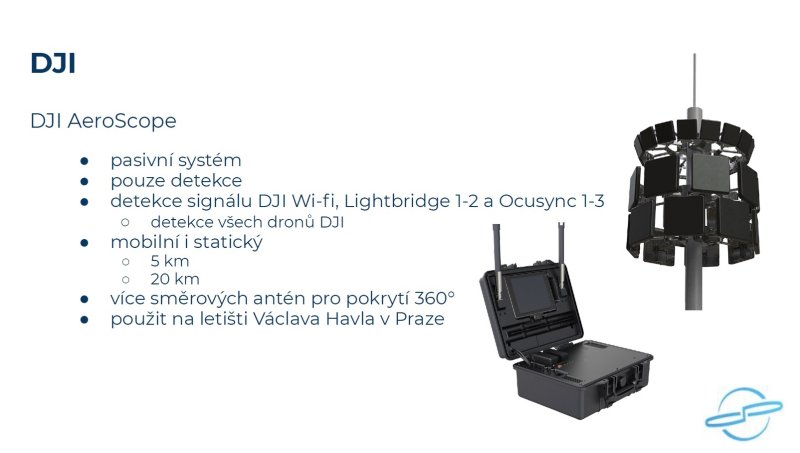 DJI AeroScope pro zabezpečení proti dronům