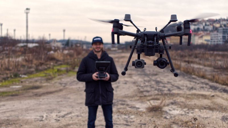 Úprava fotky z dronu v software Affinity Photo