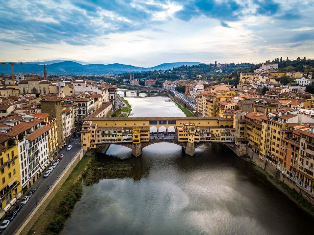 Ponte Veccio from drone