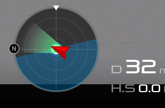 Funkce radar aplikace DJI GO
