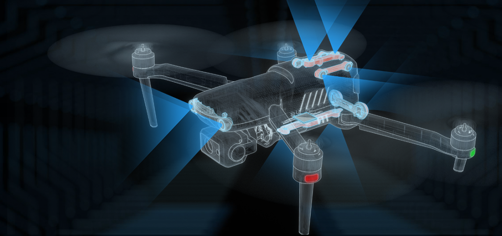 Vyhýbání se překážkám ve všech směrech u dronu Autel EVO II DUAL 640T