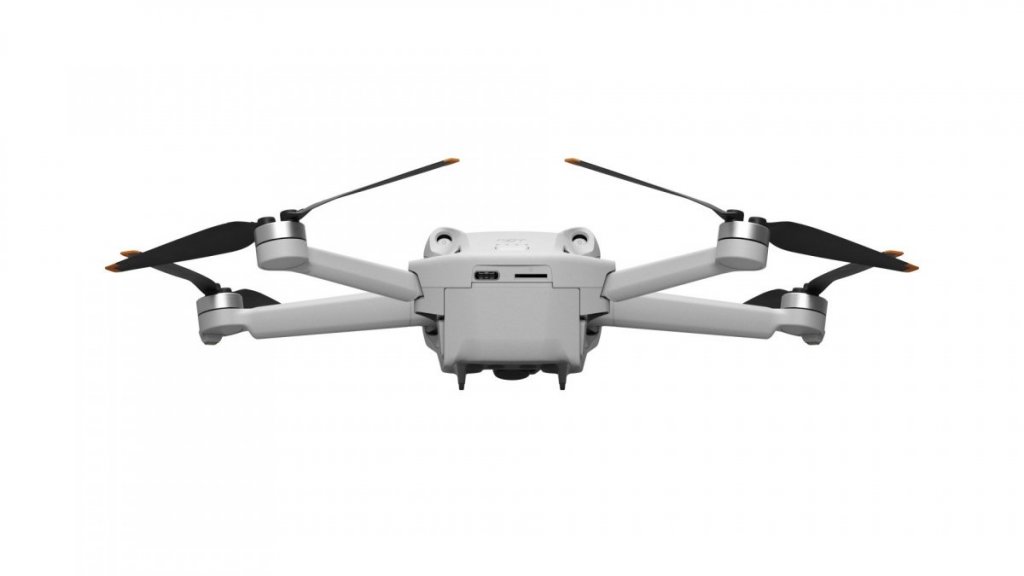 Zadní strana dronu DJI Mini 3 Pro