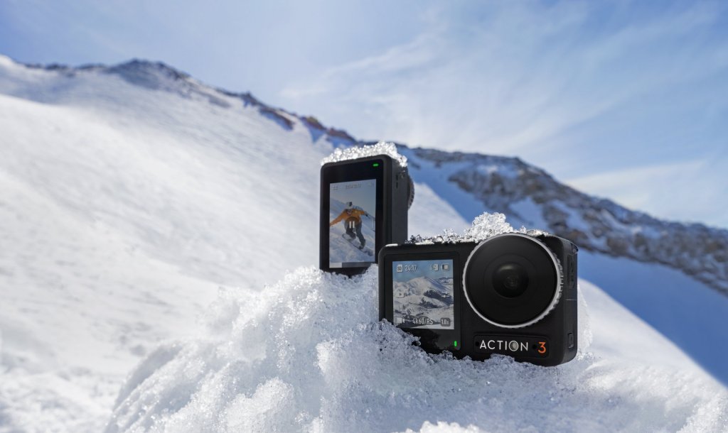 Sportovní kameře Osmo Action 3 to sluší na slunci i na sněhu