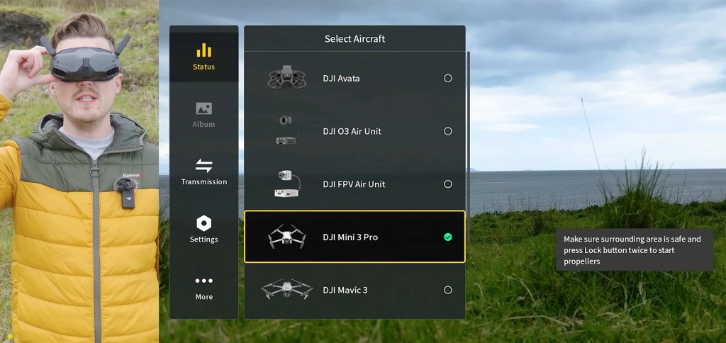 Drony DJI, které lze propojit s FPV výbavou