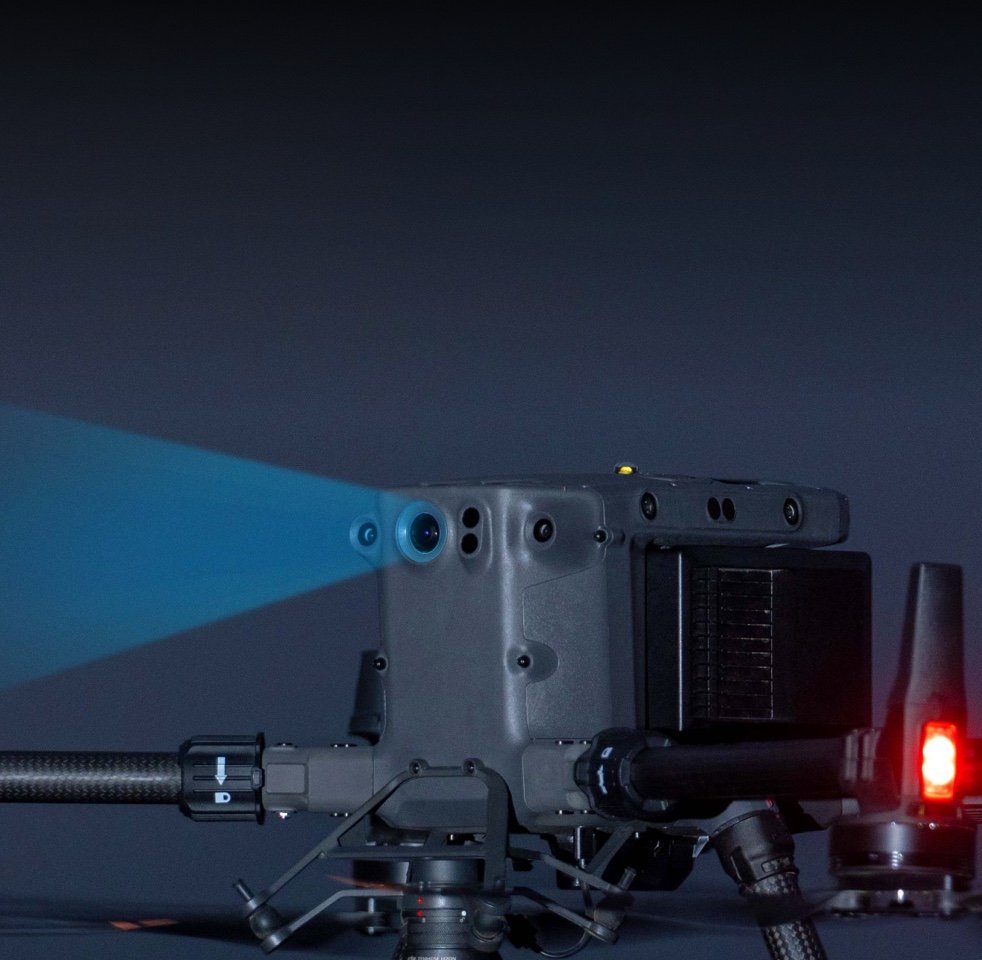 Noční FPV kamera na dronu DJI M350 RTK