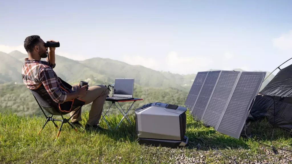 Přenosnou klimatizaci EcoFlow můžete nabíjet i ze solárních panelů