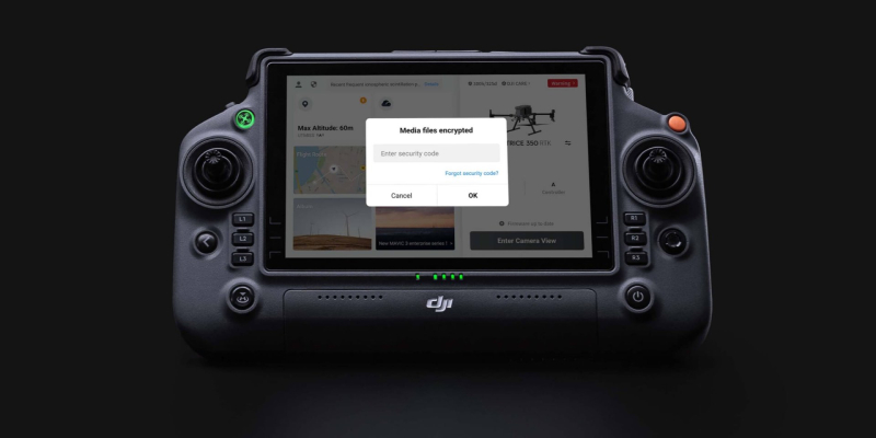 Vaše data jsou v bezpečí s DJI M350 RTK