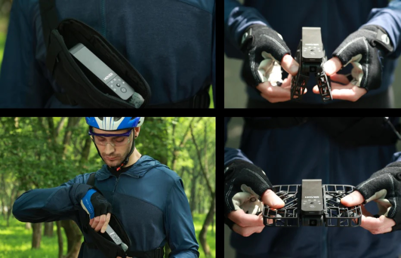 HOVERAir X1 je skladný a praktický