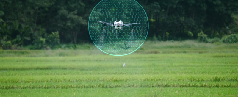 Sférický radar dronu Agras T10