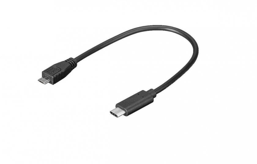PremiumCord USB-C 3.1 - USB 2.0 Micro-B 0,2 m
