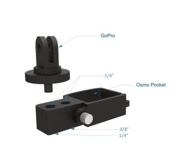 Adaptér pro připojení příslušenství na DJI Osmo Pocket, Pocket 2 popis
