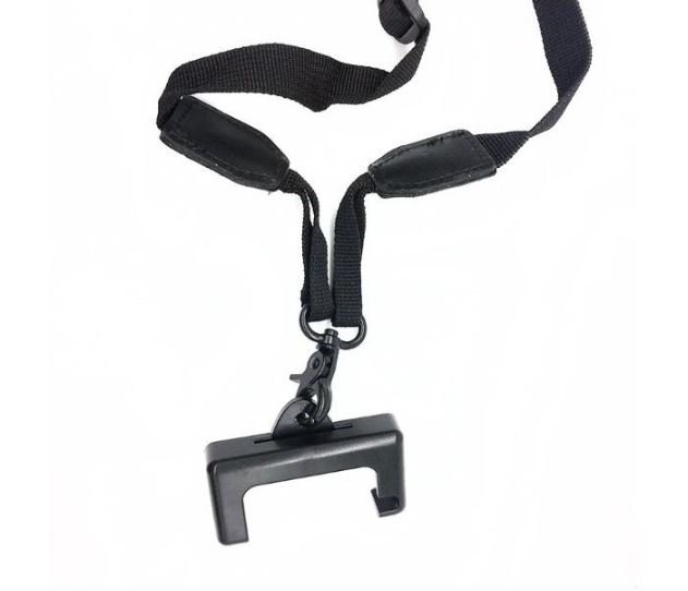 Široký popruh s karabinou na ovladač samostatně