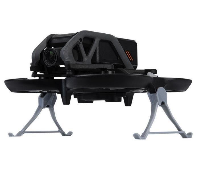 Zvýšené přistávací nohy na dron DJI Avata nasazené