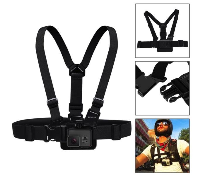 Sada příslušenství pro akční kameru (45 ks) hrudní popruh