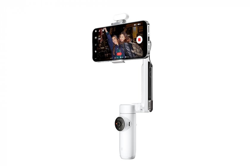 Stabilizátor na telefon Insta360 Flow Combo (bílý) ze strany