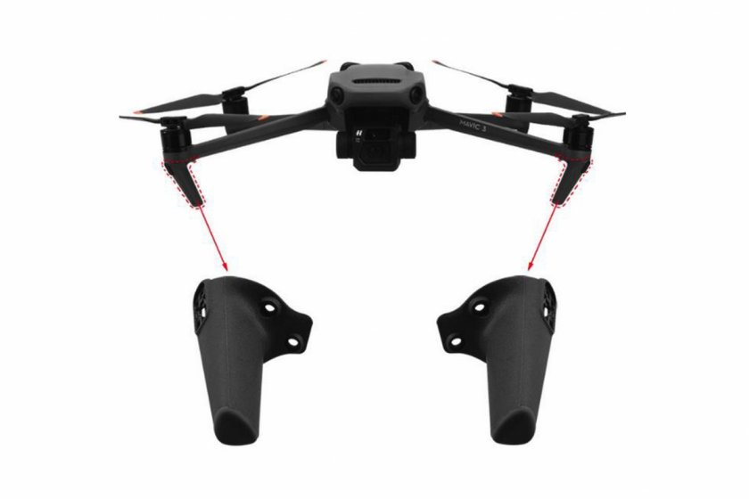 Kryt předních přistávacích nohou na dron DJI Mavic 3 popis