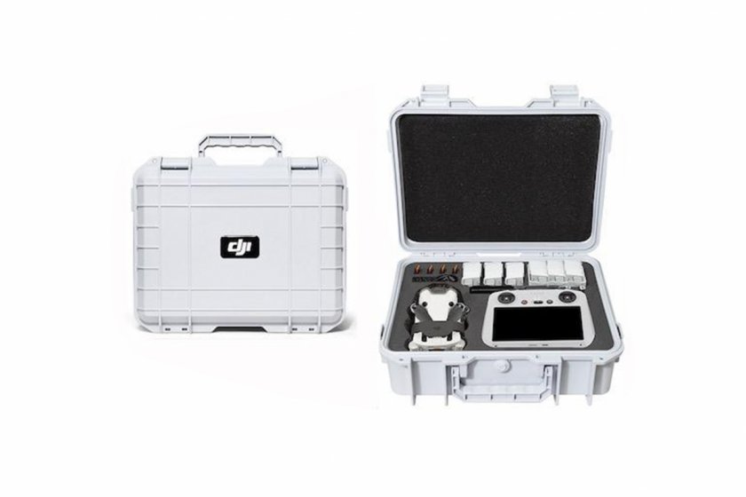 Bílý odolný kufr na dron DJI Mini 4 Pro