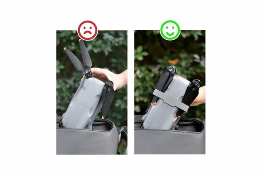 Držák vrtulí na dron DJI Air 3 v praxi