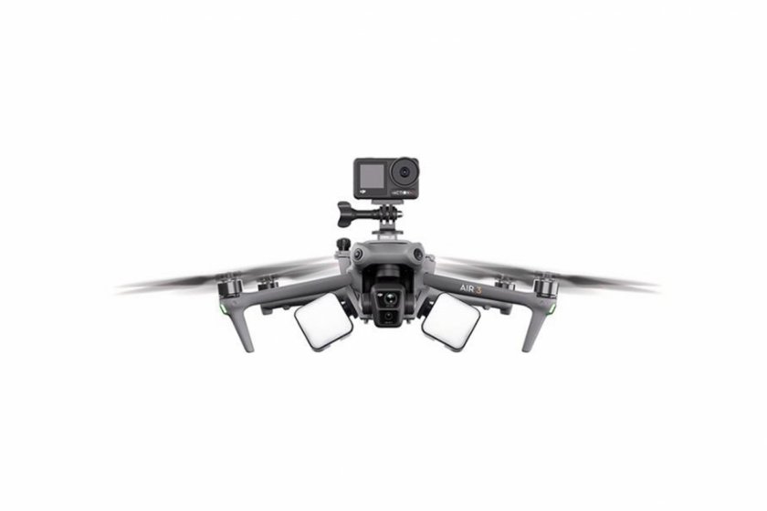 Adaptér pro připojení akční kamery na dron DJI Air 3 v praxi