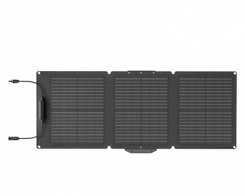 EcoFlow solární panel 60W k nabíjecí stanici zepředu