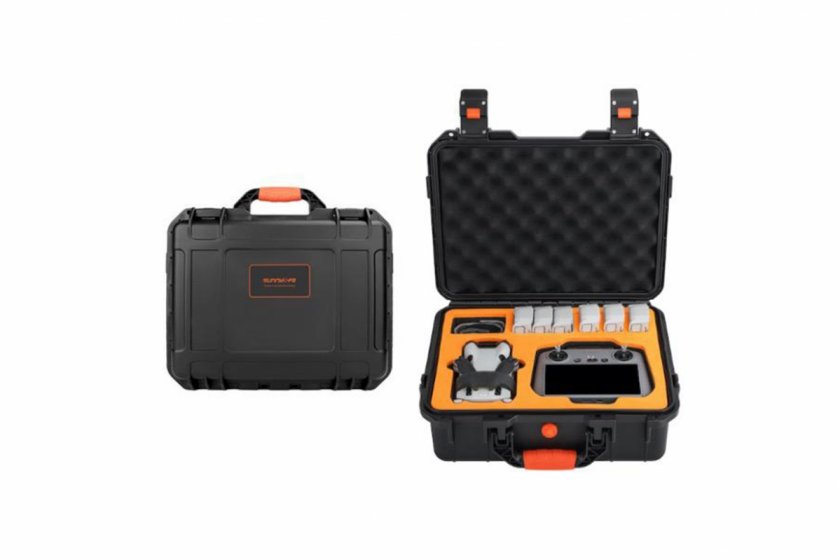 Černý voděodolný kufr na dron DJI Mini 4 Pro