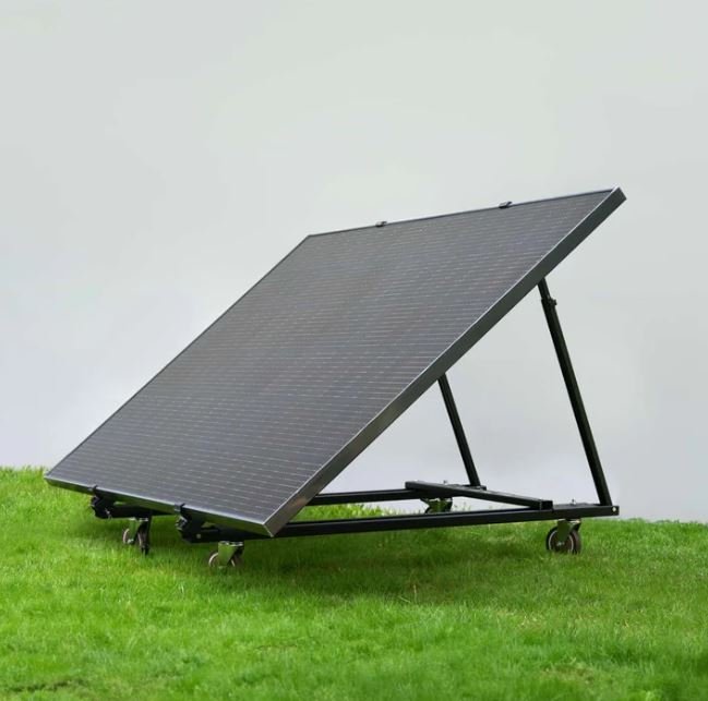 Kolečka pro EcoFlow ocelový nastavitelný držák solárního panelu