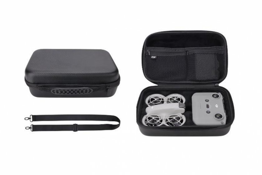 DJI NEO - PU pouzdro s více kapsami v akci