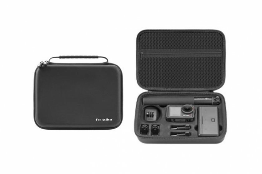 DJI Action 5 Pro - PU Pouzdro zeshora