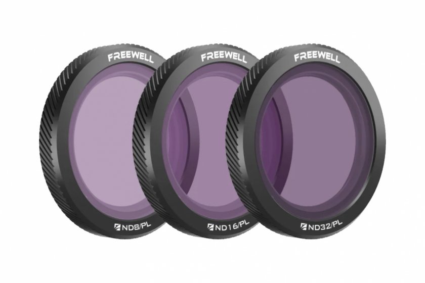 Freewell sada filtrů Bright Day pro DJI Neo zepředu