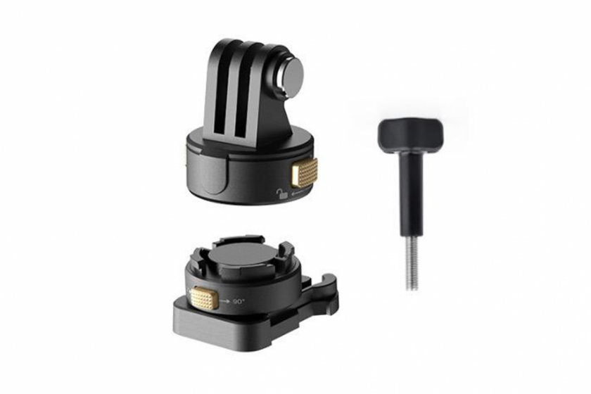 Vertikální a horizontální magnetický adaptér na akční kameru