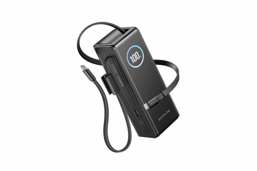 EcoFlow RAPID Powerbanka (25000mAh) - černá + vestavěný USB-C kabel