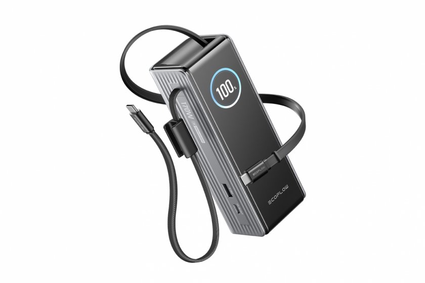 EcoFlow RAPID Powerbanka (25000mAh) - stříbrná + vestavěný USB-C kabel